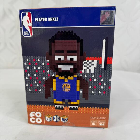 Kevin Durant #35 NBA Golden State Warriors 3D BRXLZ Construction Toy - Picture 7 of 7